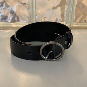 Black Leather Belt